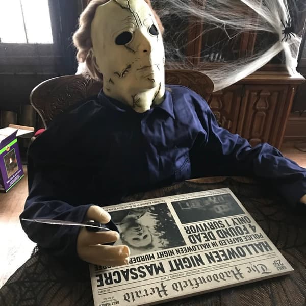 Bøyelig utstillingsdukke, DIY Halloween-dekorasjon rollespill -185cm 185cm