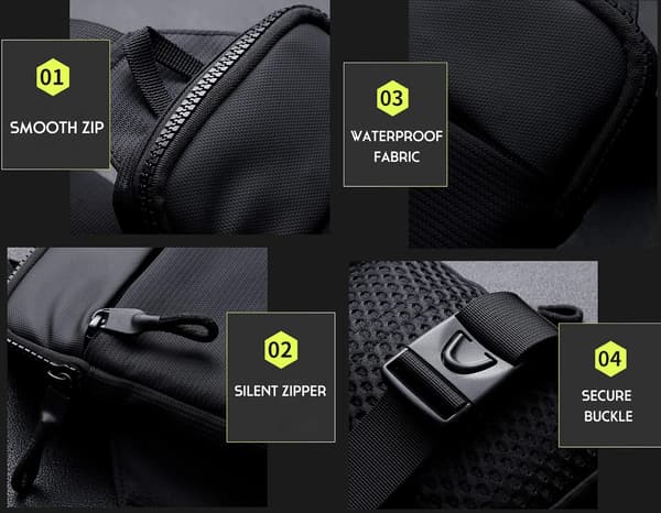 Bröstväska, midjeväska, crossbody-väska