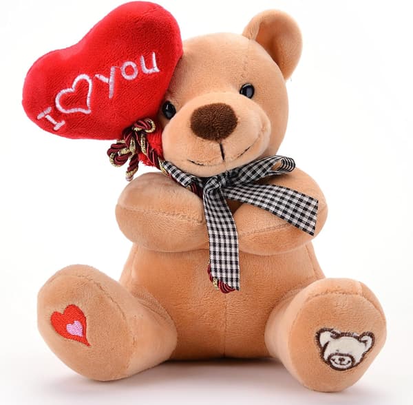 Teddy Bear - I Love You Brown Plush Toy - 18cm