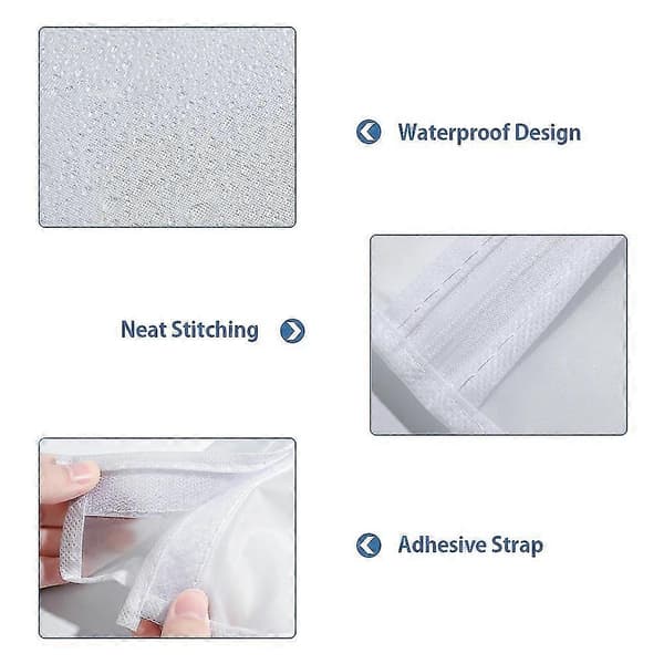 Transparent Hanging Garment Storage Bags - Dustproof Waterproof Clothes Cover (Multiple Sizes) 60 x 50 x 90cm