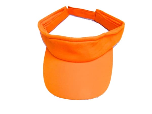 Visor cap orange Orange orange