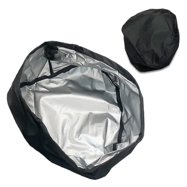 2-pack Waterproof Saddle Cover with Drawstring / Rain Cover for Bicycle Saddle Black Black Black 46