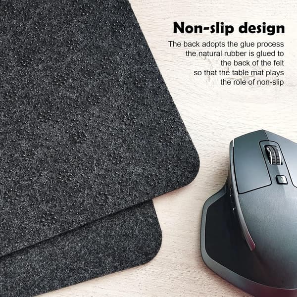 Large Felt Keyboard and Mouse Pad, 900x400x30mm, Felt Desk Mat/Table Pad