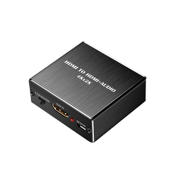 HDMI Audio Separator 4K HD 3.5 Analog Lydudgang SPDIF Fiber Konverter