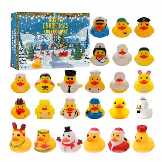 Joulu Blindbox Joulukalenteri Vinyyli Ankka Pilli Vesilelu XT-96-7