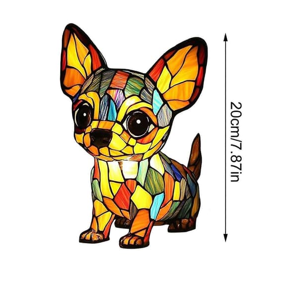 Hundserie Kunst Nattlampe LED-Lys Ornament - Perfekt A