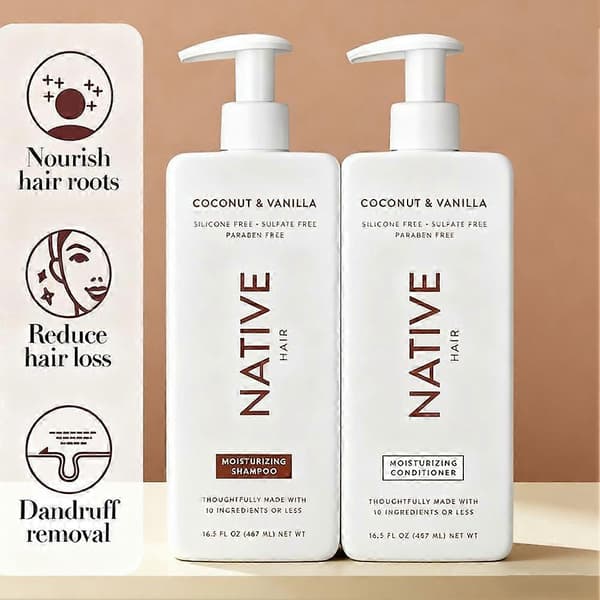 Kokos & Vanilj Hårmjukgörande Schampo/Balsam-487ML Shampoo