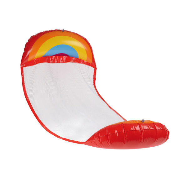 1 stk. Vann Oppblåsbar Flytende Seng, Sammenleggbar Sommer Bade Lounger, Kiwi Mønster