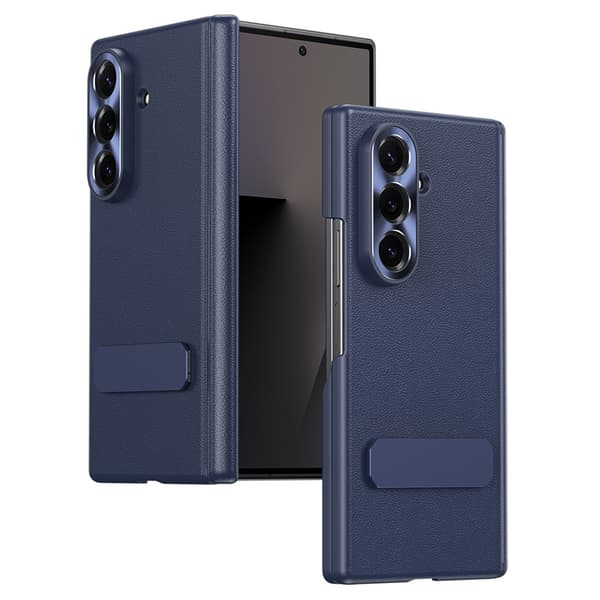 Etui til Samsung Galaxy Z Fold 7, foldbart etui med støtte (kompatibel, blå) Blue