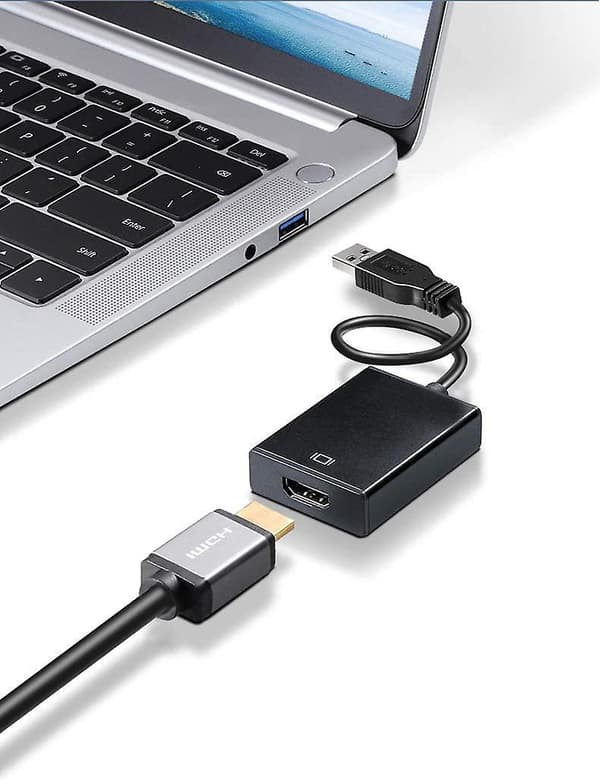 USB til HDMI-adapter, USB 3.0/2.0 til HDMI 1080p videografikkabel
