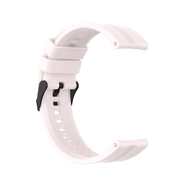 Til Huawei Watch Gt 2 46mm urrem med sort spænde Quicksand Pink