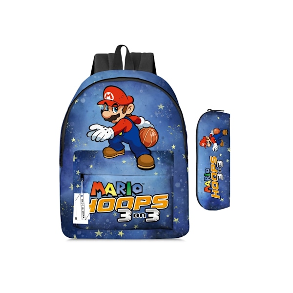 Mario Student Ryggsekk Todelt Sett-C-24