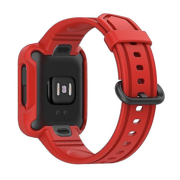 Rannekkeet Xiaomimi Watchmi Watch 2/Mi Watch Lite/Mi Watch Lite 2 älykellolle Pehmeä ranneke Red, Red H Xiaomi Redmi Watch 2 L