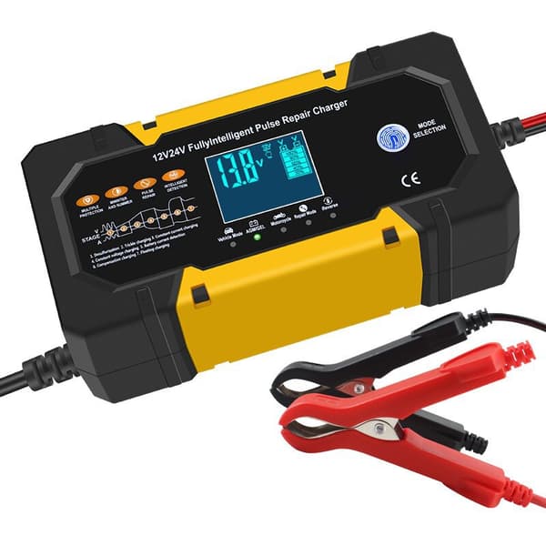 Batterioplader - 12V10A / 24V5A Alsidig Batterivedligeholder
