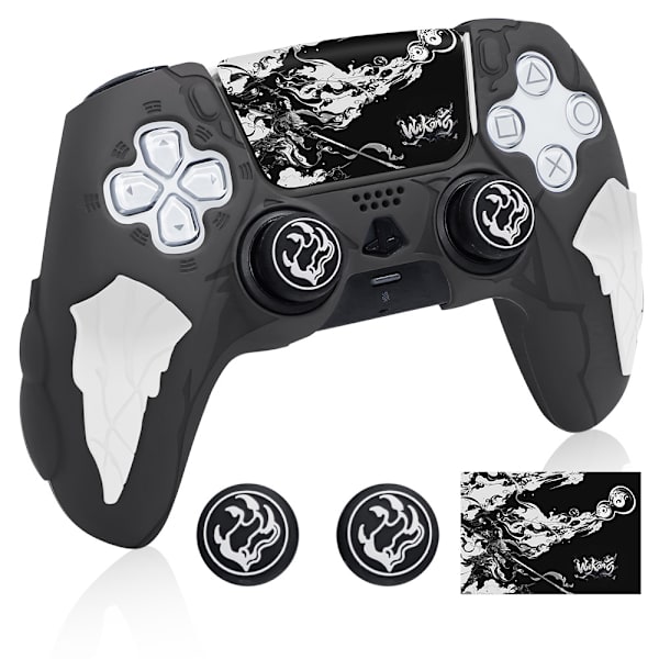 Silikone Etui til PS5 Spilcontroller (Sort)
