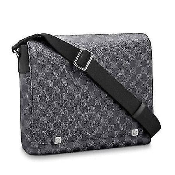 2022 Ny Crossbody-väska i rutigt läder med en axel för unisex