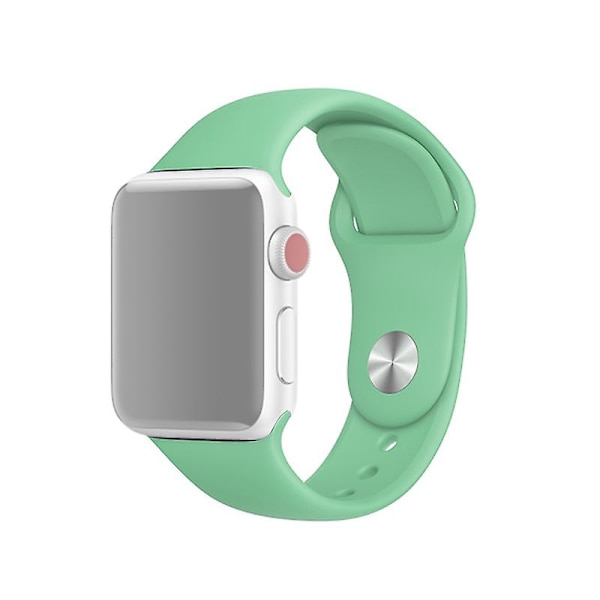 Smart Watch Band för Apple Watch Series 9/8/7 41mm/6/SE (2023)/SE(2022)/SE/5/4 40mm/3/2/1 38mm Light green O Apple Watch Series 9 4