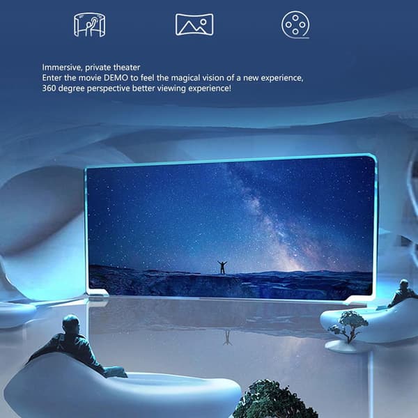 Virtual Reality Briller - Til Smartphones 4.7-6.1 Tommer, Anti-Blåt Lys Til Galaxy Til Ios Til Android