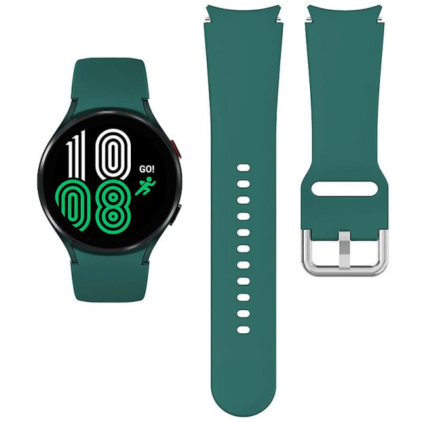 Silikonrem för Samsung Galaxy Watch 5/4 44mm 40mm Galaxy4 Classic 46mm 42mm Sporturband Armband Galaxy Watch 5 Pro 45mm watch 4 classic 46mm Olive green