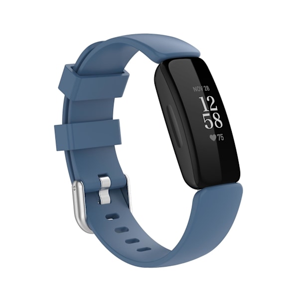 För Fitbit Inspire 2 TPE-klockarmband S Rock Cyan