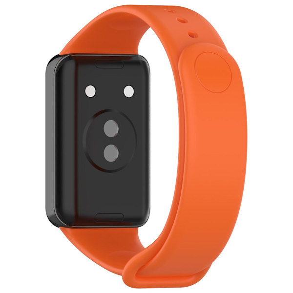 För Honor Band 9 Watch Band Mjuk TPU Justerbar handledsrem - Mörkgrön Orange