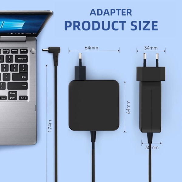 Lader for Lenovo Ideapad 310 310S 320 330 330S 65W 20V 3.25A Bærbar Adapter