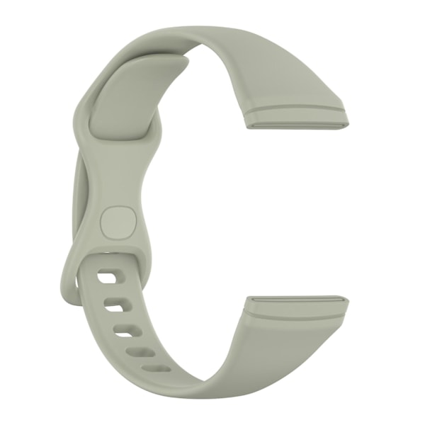 Til Fitbit Versa 4 / Versa 3 / Sense TPU-urrem L Rock Grey