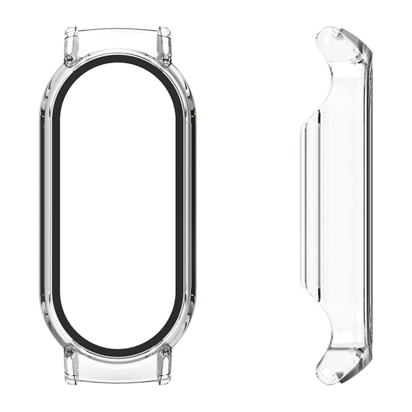 För 8/8 NFC Full Edge-Screen Protector Case Watch Bumper-Shell Dammtätt cover Transparent