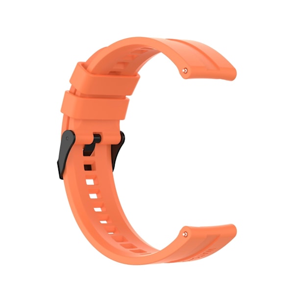 Til Huawei Watch GT 2 42mm Rem med Sort Spænde Vibrant Orange