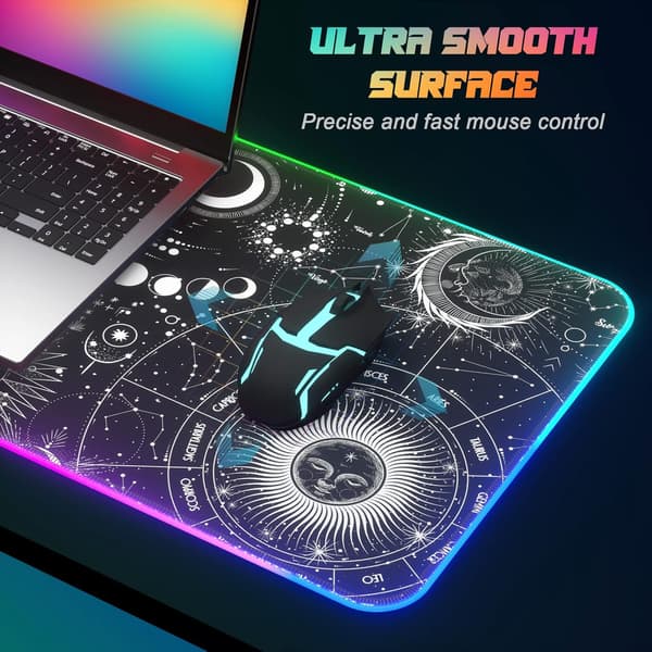 Rgb Gaming Musematte, 14 Lysmoduser (400 X 900 X 4 Mm)