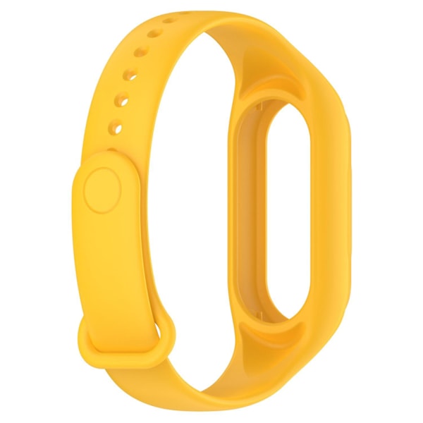 Til Xiaomi Smart Band 8 Udskiftning Silikone Urrem Integrer Armbånd Med Etui Yellow, Yellow F Xiaomi Smart Band 8