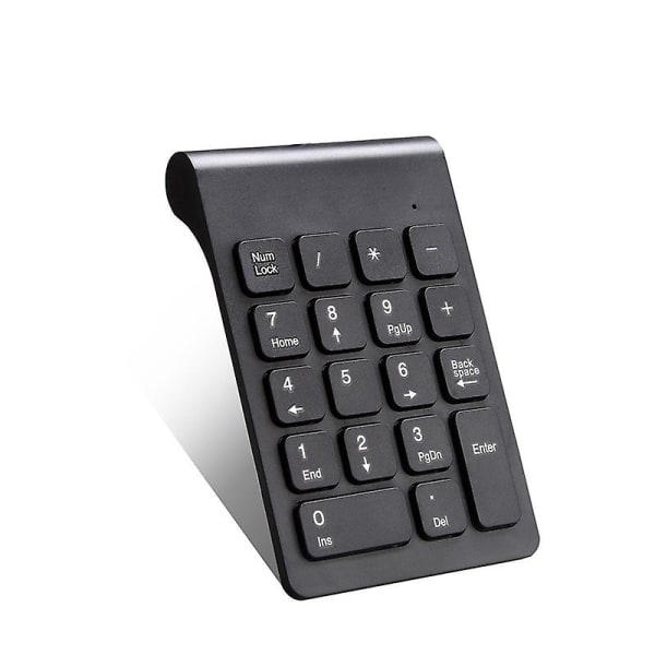 Numerisk tastatur bærbart numerisk tastatur Wireless Black