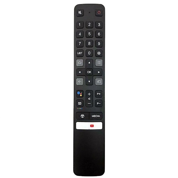Vanlig brukt 20 cm lang fjernkontroll for smart-TV for Tcl Rc901v Fmr1