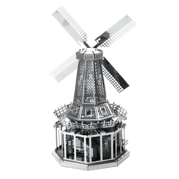 3D metallpussel för holländska väderkvarnar metallmodellkit