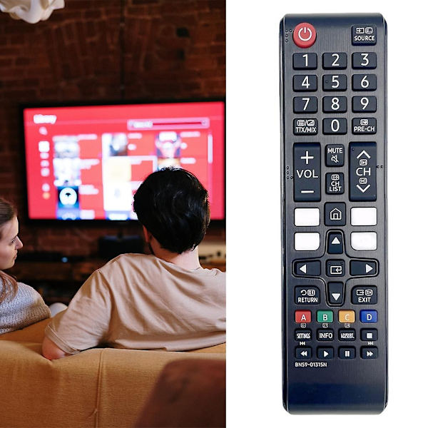 Smart-TV-fjernkontroll Bn59-01315n for Qn90b 2020-2022 Smart-TV-reservedel
