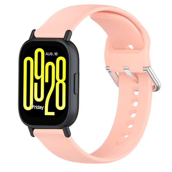 Rem til Redmi Watch 5 Active/Lite, blød åndbar quick release (kompatibel, lyserød)