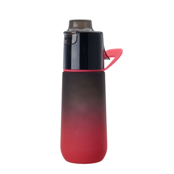750 ml Duftvandskop med 1 smagspod, lækagesikker med sugerør, velegnet til udendørs sport, børnegaver Gradient Black