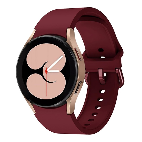 Silikonrem for Samsung Galaxy Watch4 Classic 46mm Wine Red