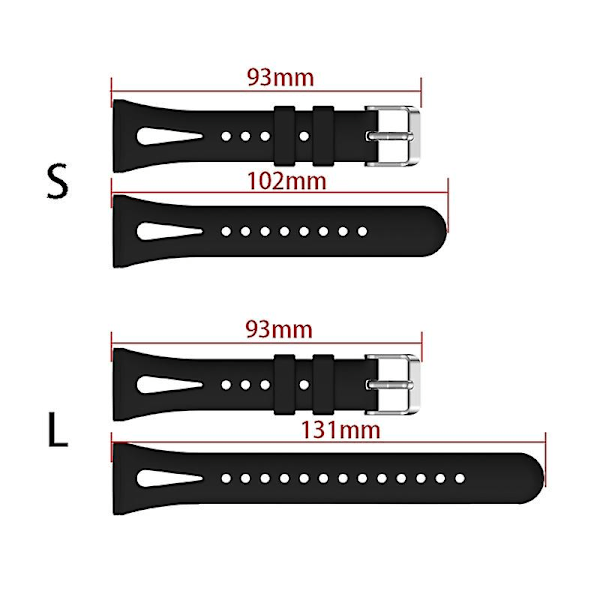 For Fitbit Versa 3 / 4 Silikonihihna, Koko:S S Midnight