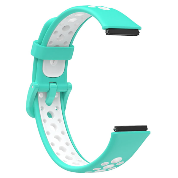 Åndbar silikoneurrem til Huawei Band 7 / 7 NFC Cyan White