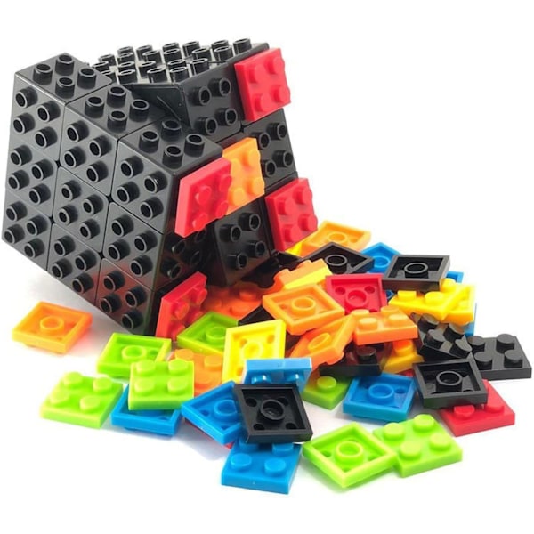 3x3 Speed Cube Puslestrøjer Robust Og Glat Speed Cube Puslespil Legetøj Til Børn Og Voksne Sort