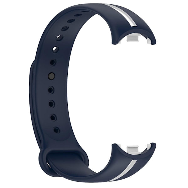 Mjukt silikonarmband för Xiaomi Smart Band 8 Tvåfärgad justerbar handledsrem med spänne/Gul A Xiaomi Smart Band 8