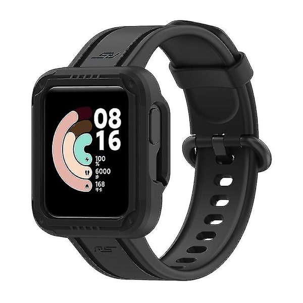 Håndledsremme til Xiaomimi Watchmi Watch 2/Mi Watch Lite/Mi Watch Lite 2 Smart Watch Rem Blød Håndledsrem Black, Black I Xiaomi Redmi Watch 2 L