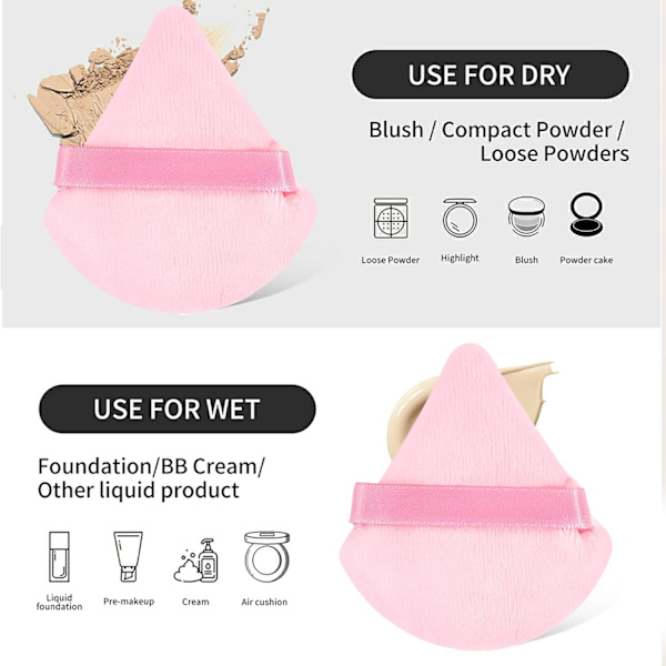 Sminkborstset Rosa (34-pack)