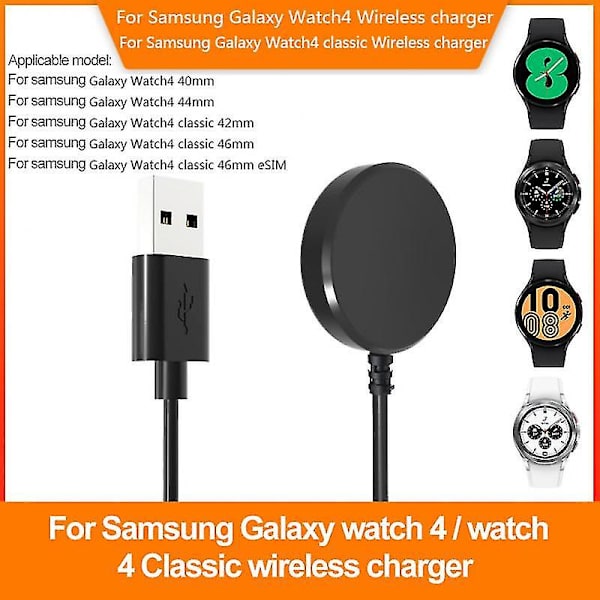 Ladekabel for Samsung Galaxy Watch Stand Dock Brakett For Samsung Watch 4 Active 1/2 USB ladeadapterkabler