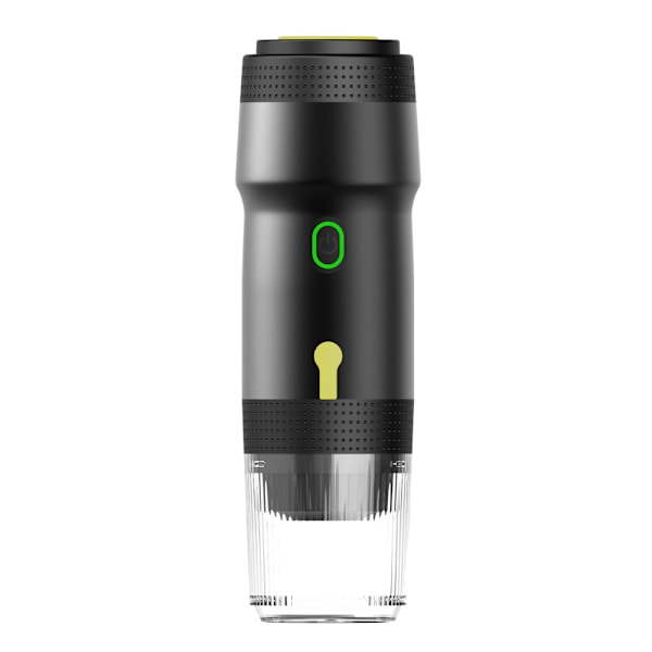 Kannettava kahvinkeitin, 60 ml espressokahvinkeitin kahvikapseleille/jauheelle, musta