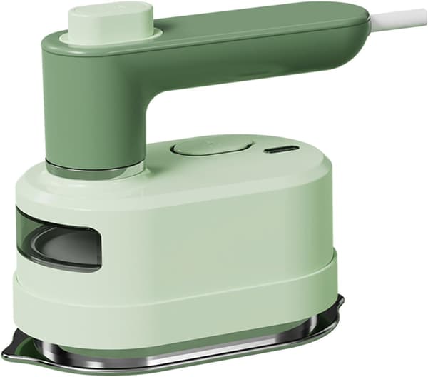Tøjdamper 1050W, 180° foldbart roterende håndtag (grøn) Green