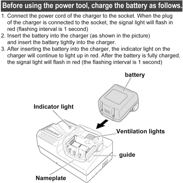 Li-ion batterilader 14,4v- 18v for Hitachi Bsl1415 Bsl1420 Bsl1440 Bsl1450 EU PLUG