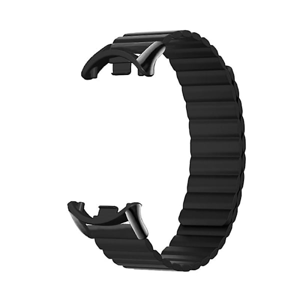 For-Xiaomi 8/8 NFC Smartwatch Magnetisk mjuk, justerbar rem Armbandsarmband Black