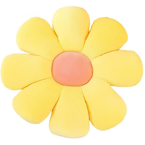 Kukan muotoinen tyynytyyny lattiatyyny toimisto istuva tatami auton pepputyyny Yellow 60 cm
